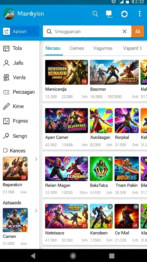 Tangkapan layar salah satu level yang penuh tantangan.