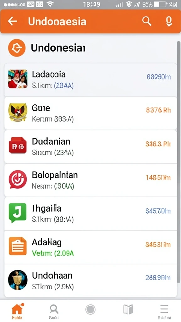 Tampilan antarmuka yang user-friendly dan menarik.