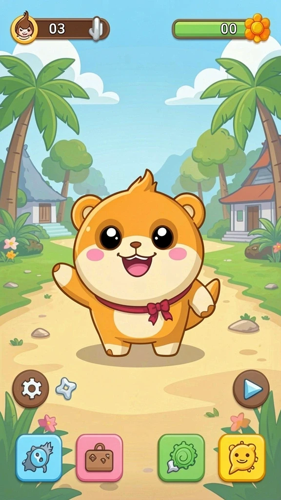 Tangkapan layar menampilkan aksi seru dalam game.