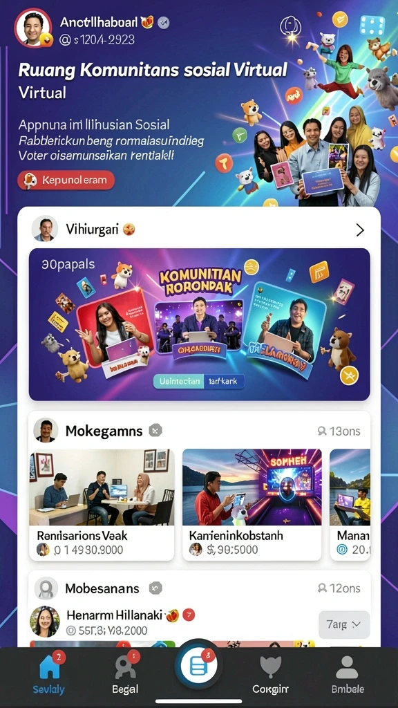 Tampilan antarmuka yang menarik dan user-friendly.