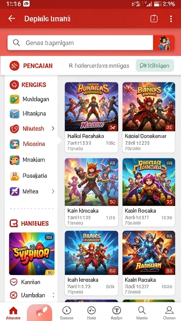 Tampilan antarmuka yang menarik dan mudah digunakan.
