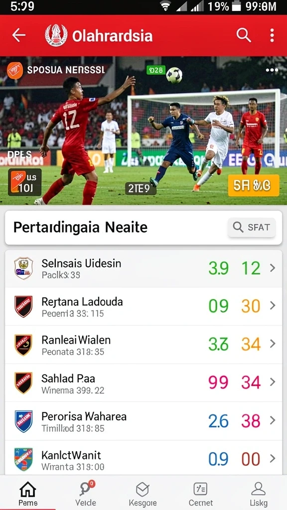 Screenshot grafik yang memukau dalam pertarungan.
