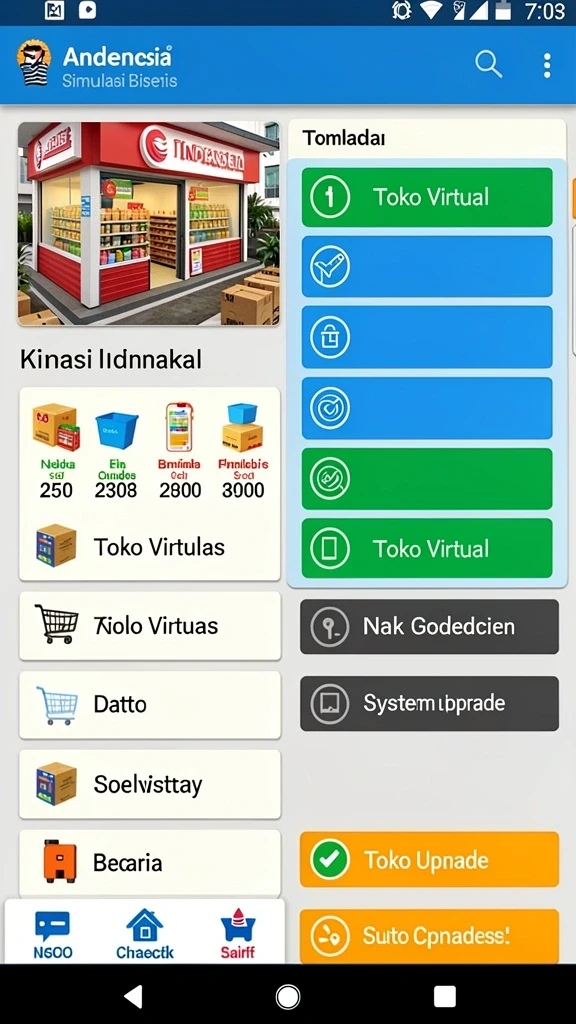Antarmuka sederhana dan menarik.