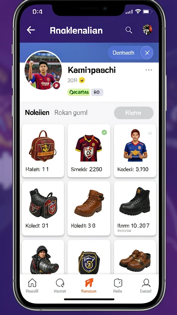 Skrin permainan yang seru dan penuh tantangan.