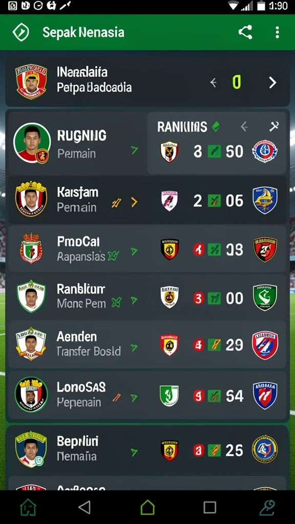 Tampilan antarmuka yang user-friendly dan menarik.