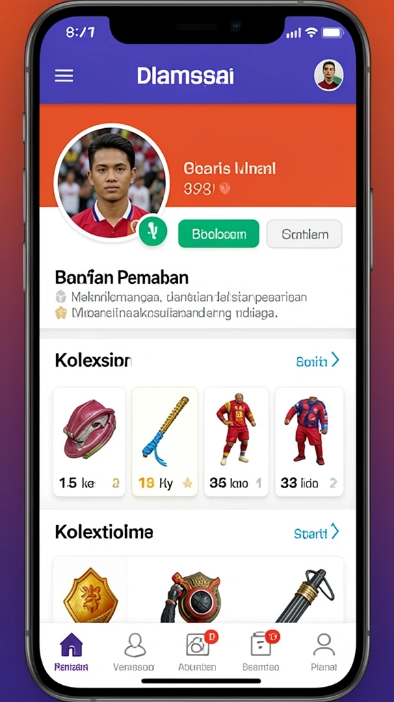 Level permainan yang menantang dan beragam.