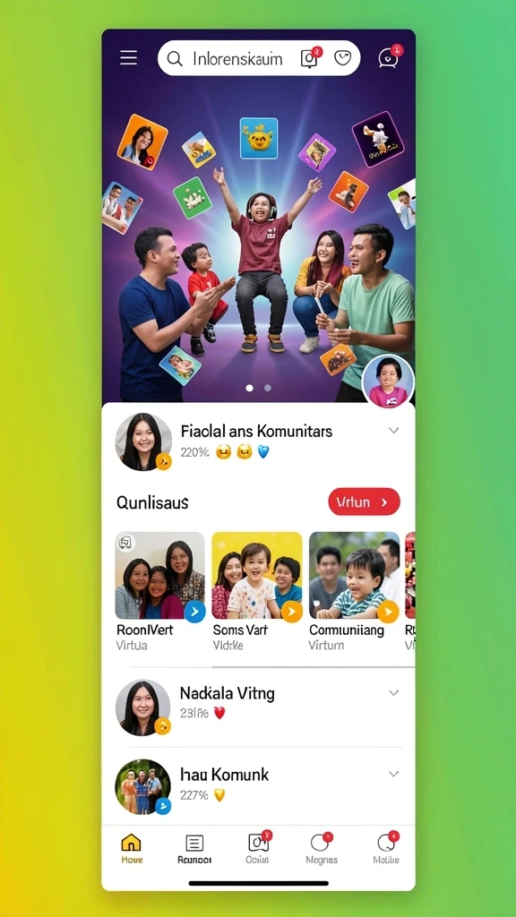 Screenshot menampilkan pilihan permainan slot yang menarik.