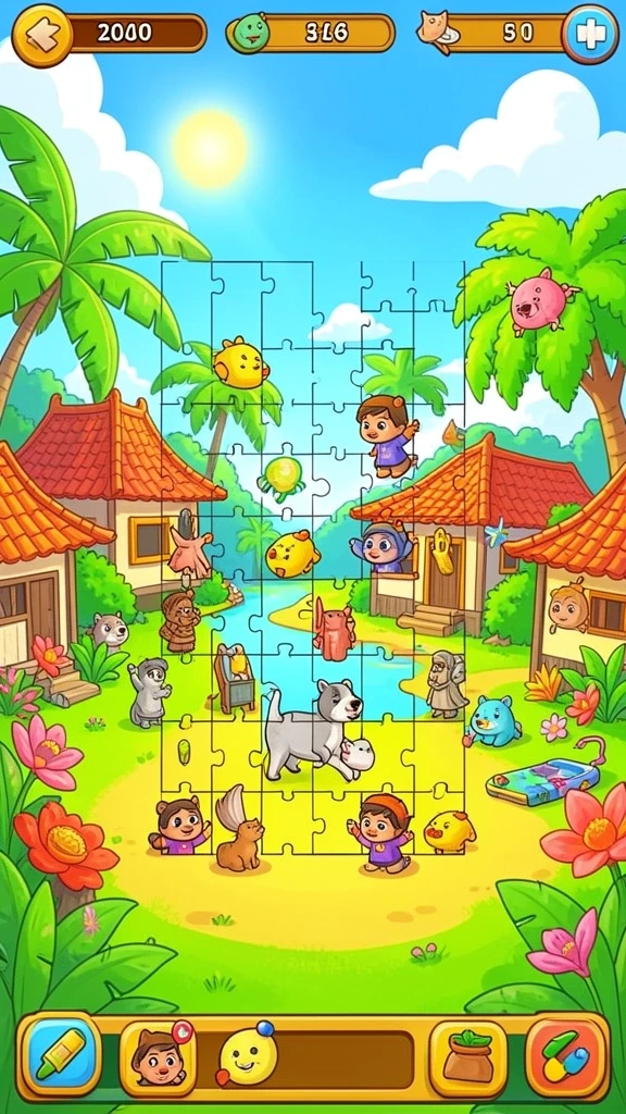 Mode multiplayer untuk bermain dengan teman.