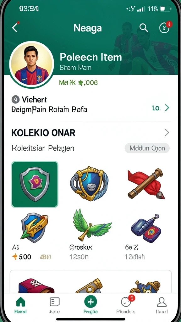 Karakter baru yang siap menjelajahi tantangan.