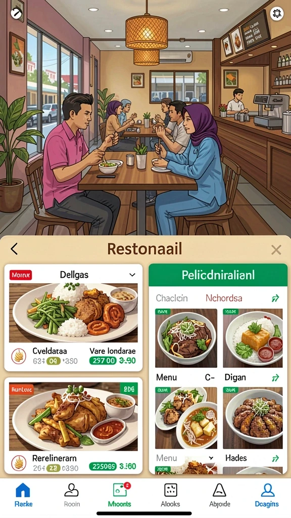 Tampilan antarmuka yang modern dan intuitif.
