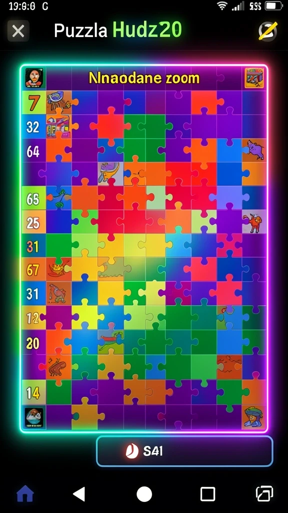 Tampilan permainan yang menarik dan penuh warna.