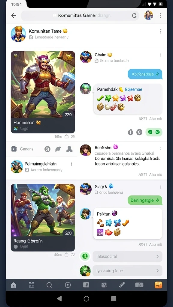 Screenshot kedua menunjukkan salah satu level yang penuh tantangan.