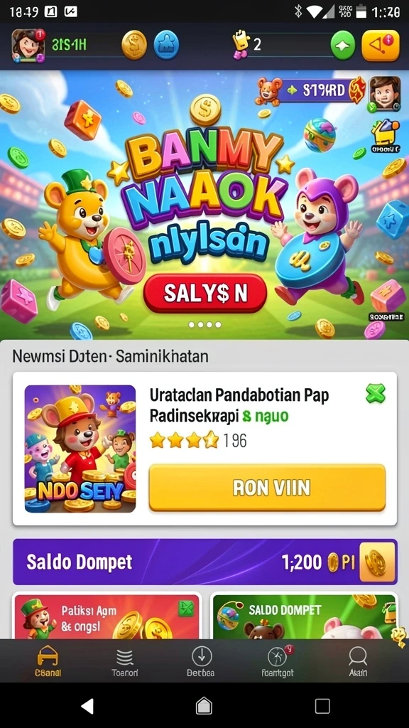 Tampilan antarmuka yang intuitif dan menarik.