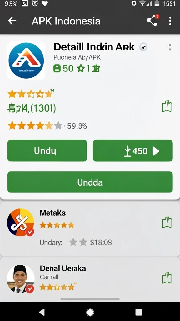 Tampilan antarmuka yang intuitif dan menarik.