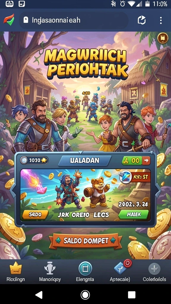 Tampilan awal game MONTANA88 yang menarik.