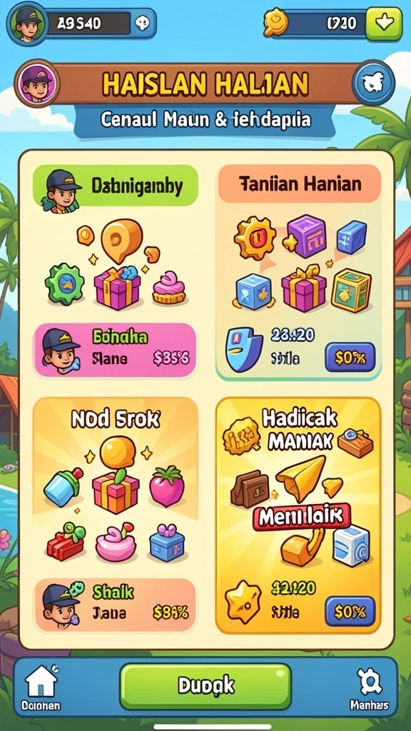 Karakter unik dengan kemampuan berbeda.