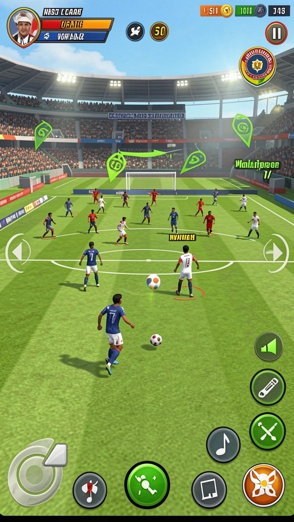Screenshot menunjukkan karakter utama dalam aksi.