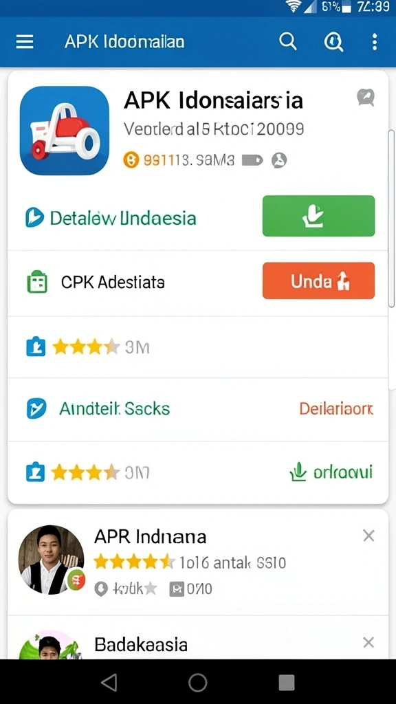 Screenshot 1 menunjukkan karakter utama beraksi.