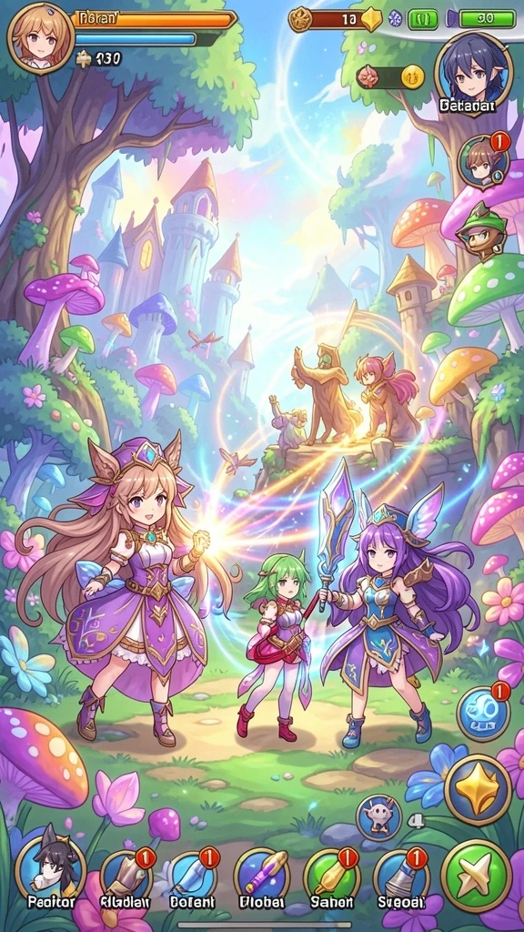 Visual indah dari lingkungan dalam game.