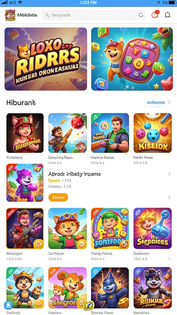 Level yang beragam dan tantangan yang menarik.