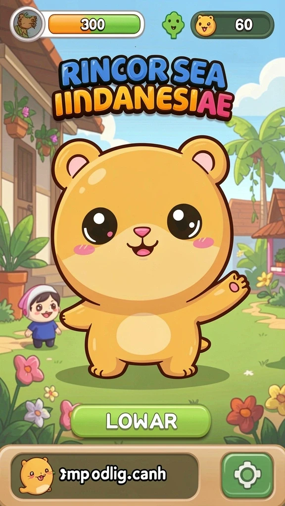 Karakter avatar yang dapat disesuaikan dengan berbagai pilihan.