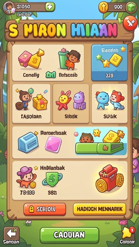 Tampilan grafik yang memukau di PRIMA77.