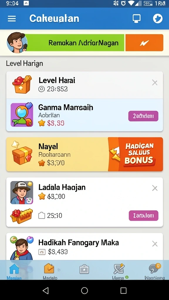 Tampilan antarmuka yang menarik dan mudah dipahami.
