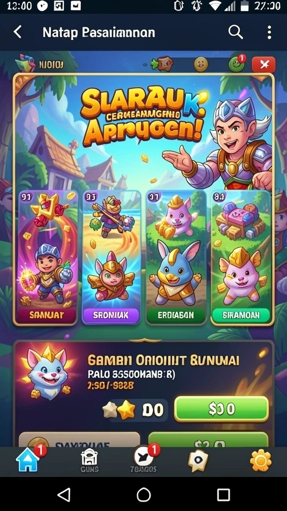 Level permainan yang beragam dan penuh tantangan menanti Anda.
