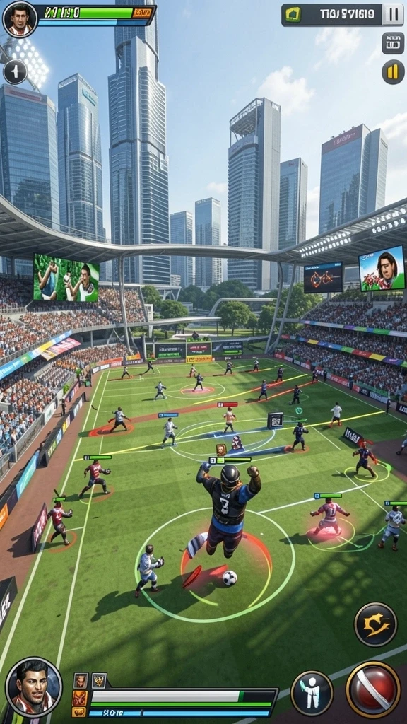 Pengguna berinteraksi dalam mode multiplayer yang seru.