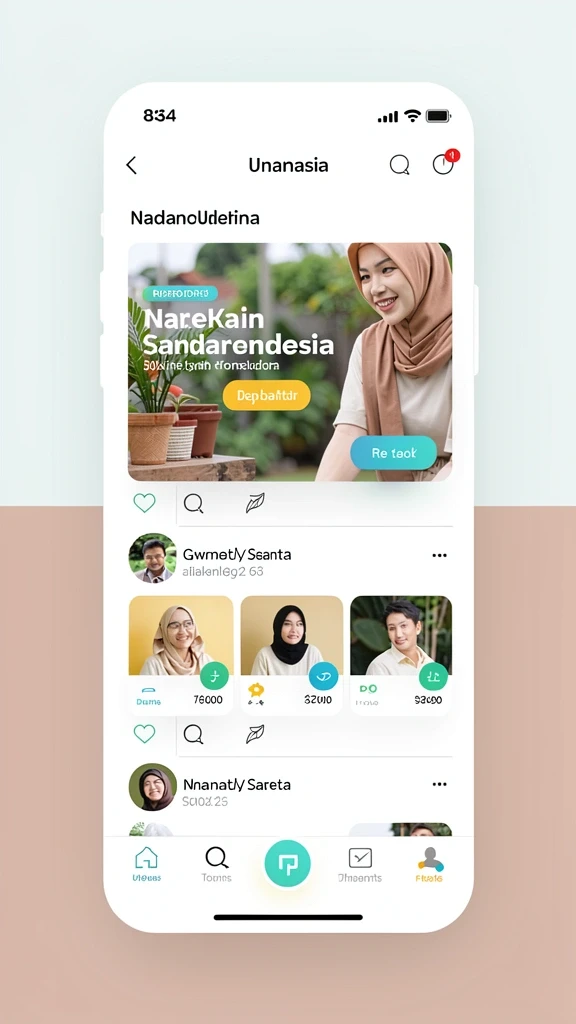 Tampilan antarmuka yang menarik dan mudah digunakan.