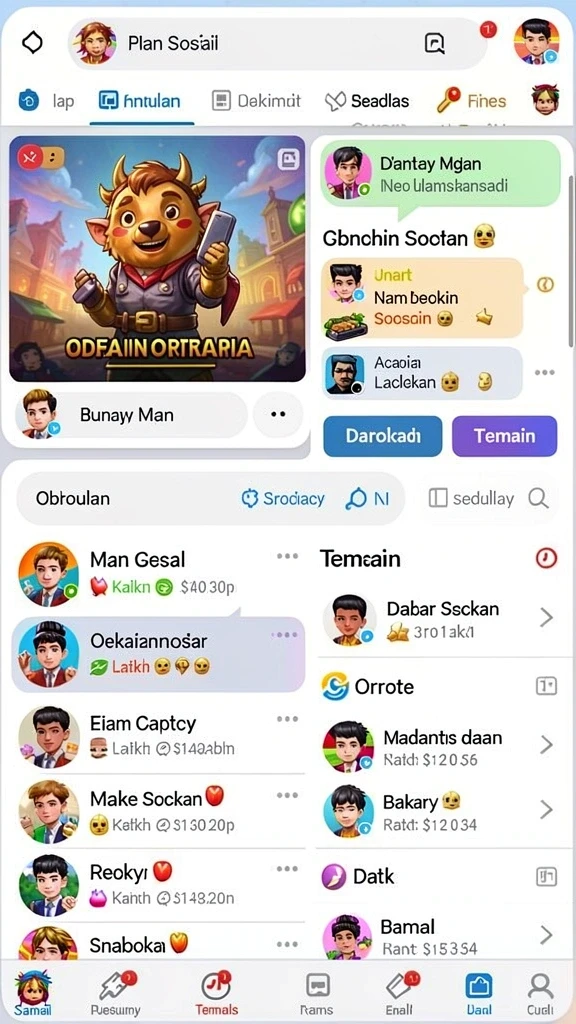 Tangkapan layar menampilkan grafis yang menawan.