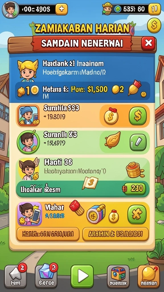 Tampilan antarmuka yang user-friendly.