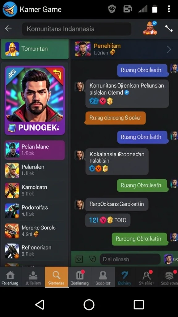 Tampilan antarmuka pengguna yang intuitif.