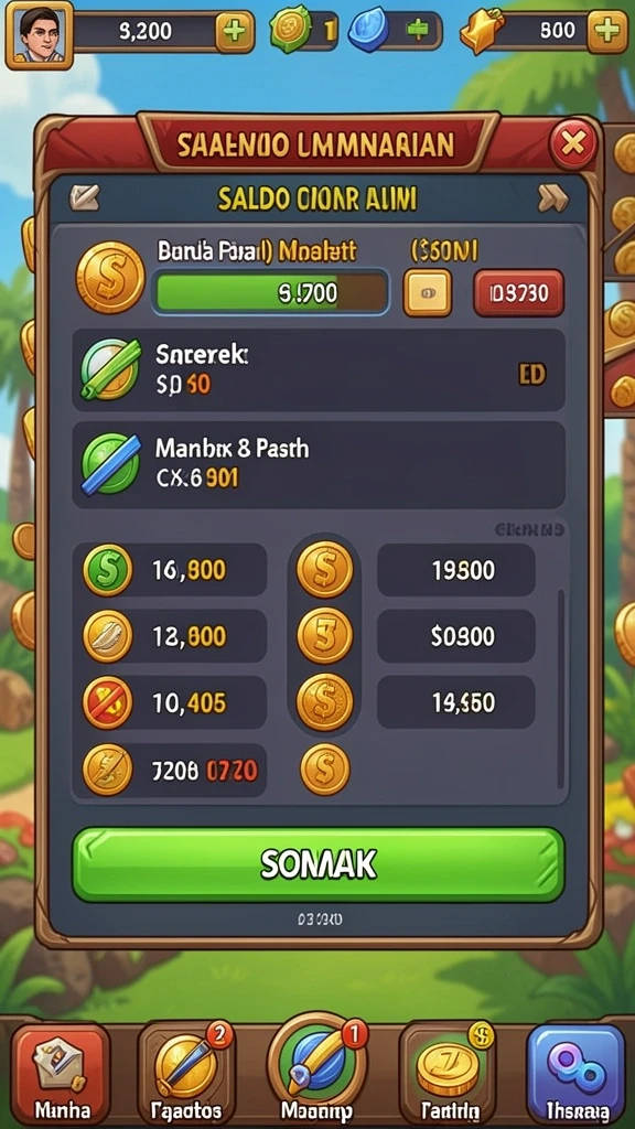 Screenshot menampilkan berbagai jenis permainan togel yang tersedia.