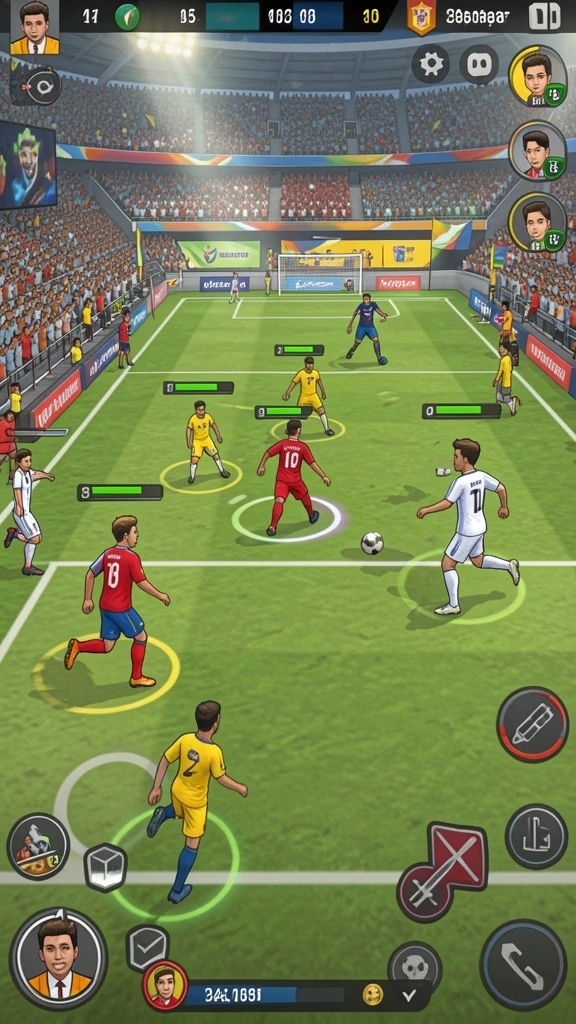 Mode multiplayer yang penuh kompetisi dan keseruan.